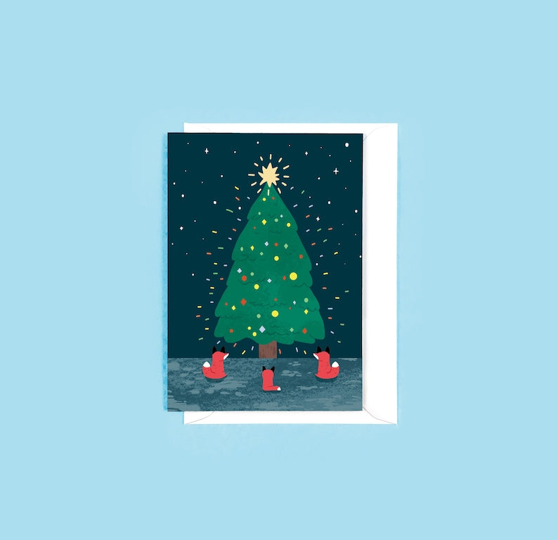 Tom Hardwick Christmas Tree Card — The Tetley Shop